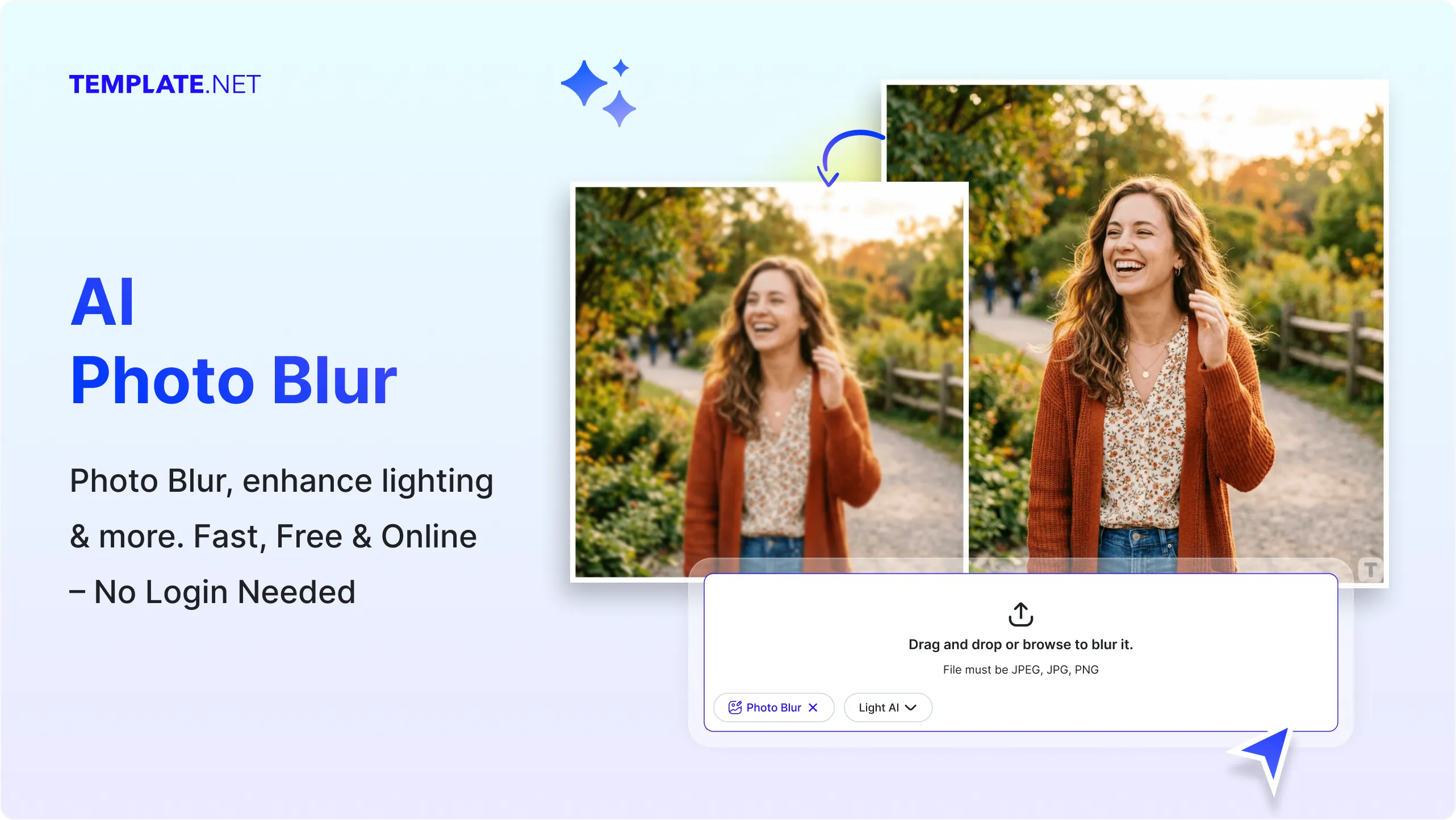 Free AI Photo Blur Tool, Blur Photo Image Online